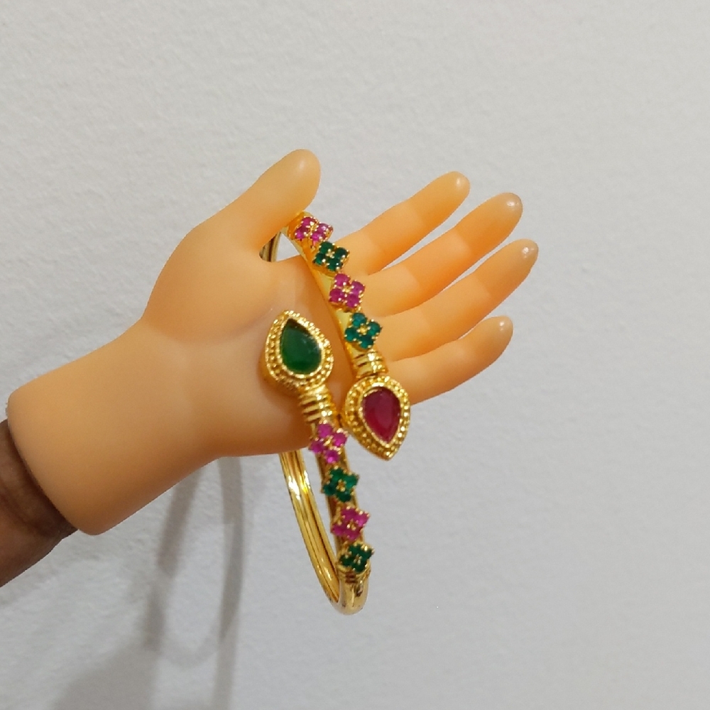 Traditional Indian Gold and Multicolor Women's Bracelet